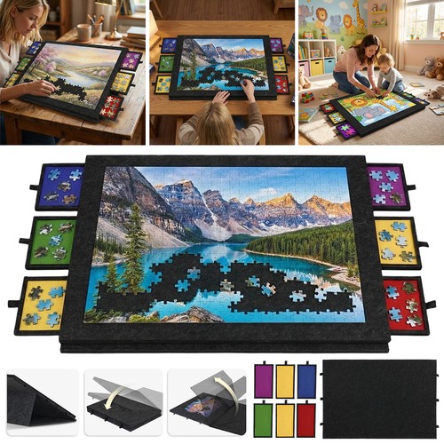 Tilting jigsaw puzzle board - puzzle,