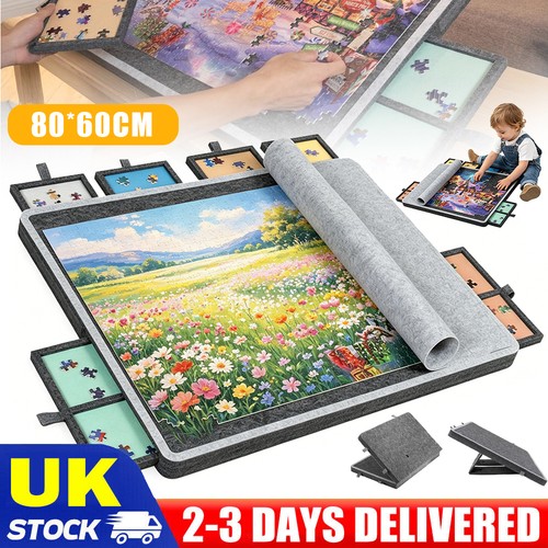 Tilting jigsaw puzzle board - puzzle,